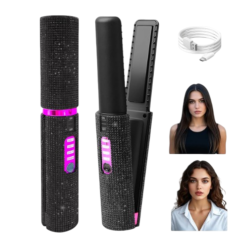 Glowize™ ÈCLAT | מחליק שיער אלחוטי בטכנולוגיית Ion-Crystal