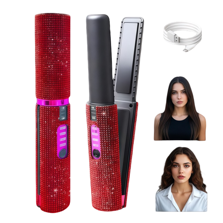 Glowize™ ÈCLAT | מחליק שיער אלחוטי בטכנולוגיית Ion-Crystal