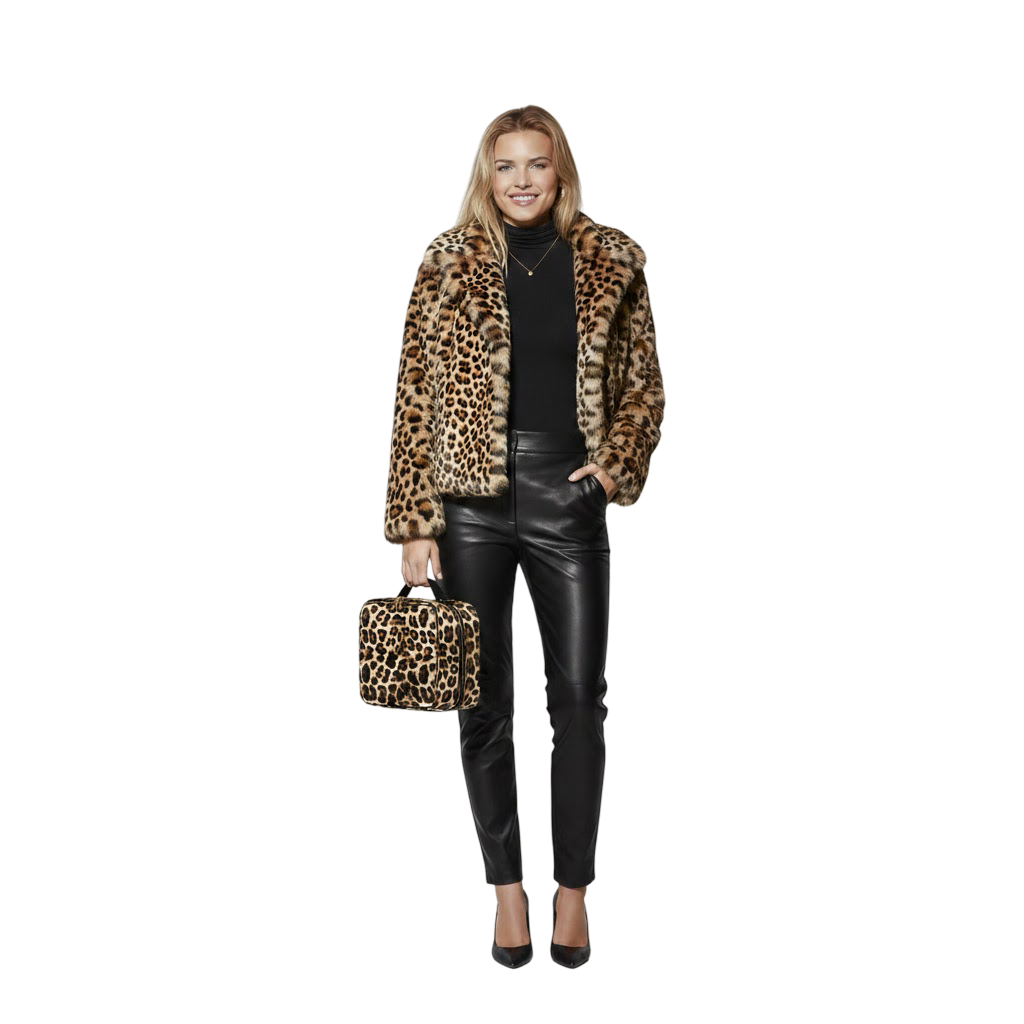 תיק איפור יוקרתי Glowize™ ÈCLAT | עם מראת LED חכמה ותאורה מתכווננת