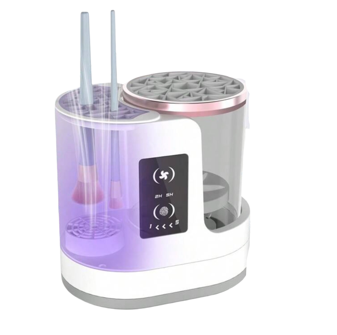 מנקה ומייבש מברשות איפור | Glowize™ Spin & Dry