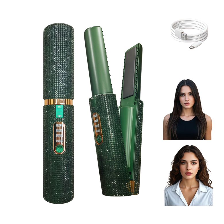 Glowize™ ÈCLAT | מחליק שיער אלחוטי בטכנולוגיית Ion-Crystal